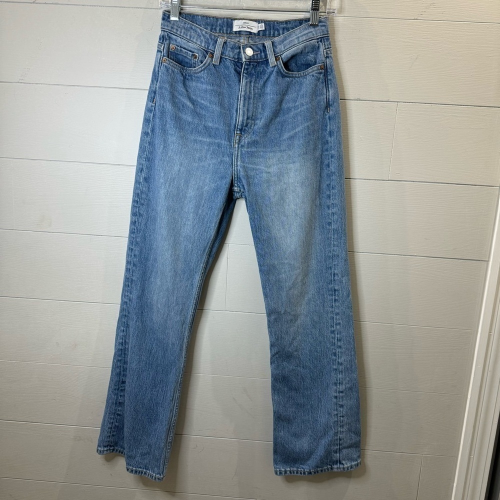 & Other Stories Denim Jeans Medium Wash Straight Leg Mood Cut Size 26/28